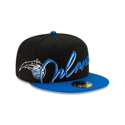 Sapca New Era Orlando Magic NBA Cursive 59FIFTY Fitted - Negrii